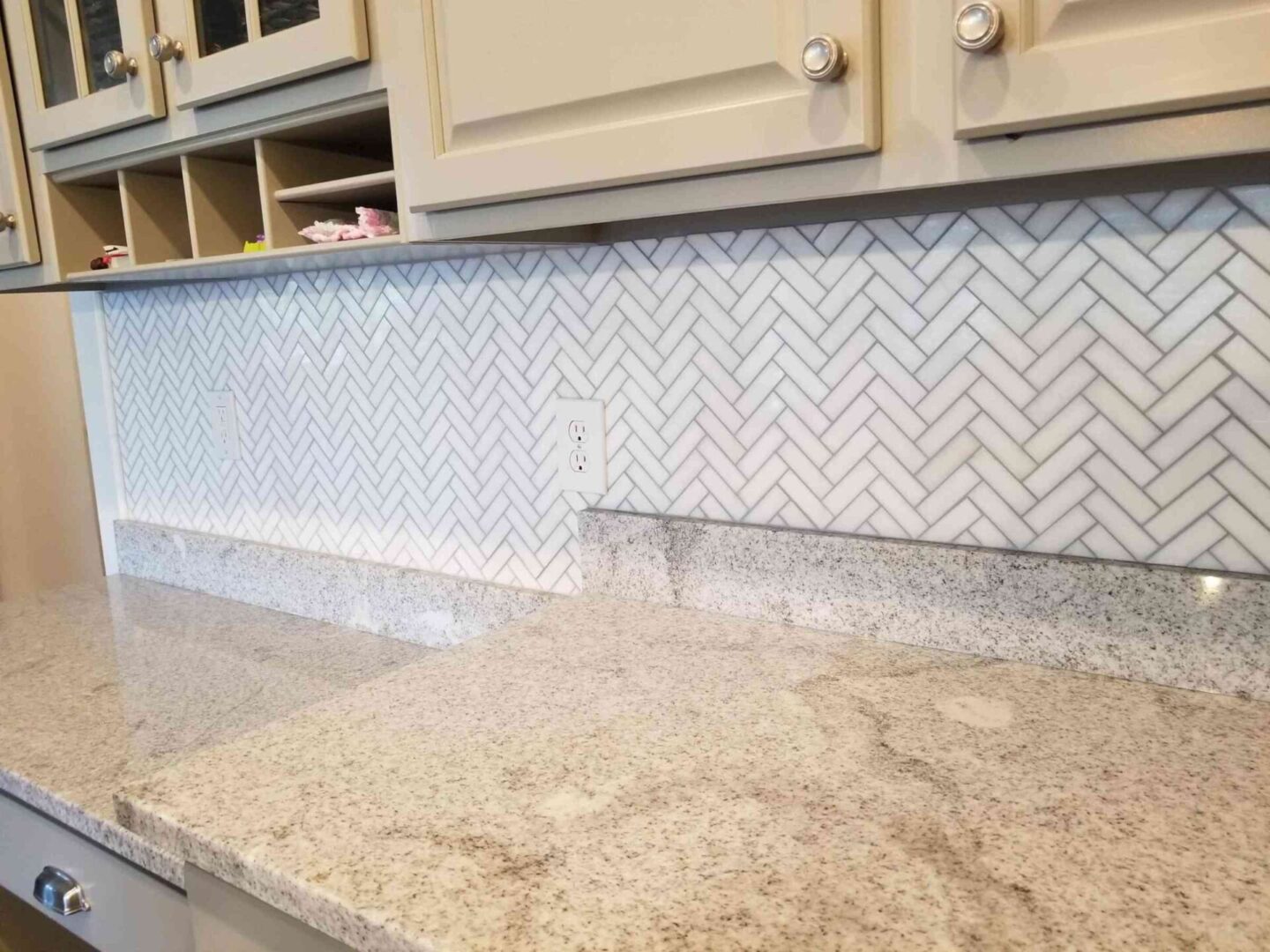 a kitchen countertop